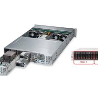 Supermicro SuperServer 2028TP-DC1R, Rack (2U), -, Intel® C612, LGA 2011 (Socket R), DDR4-SDRAM, SATA, 1280 W