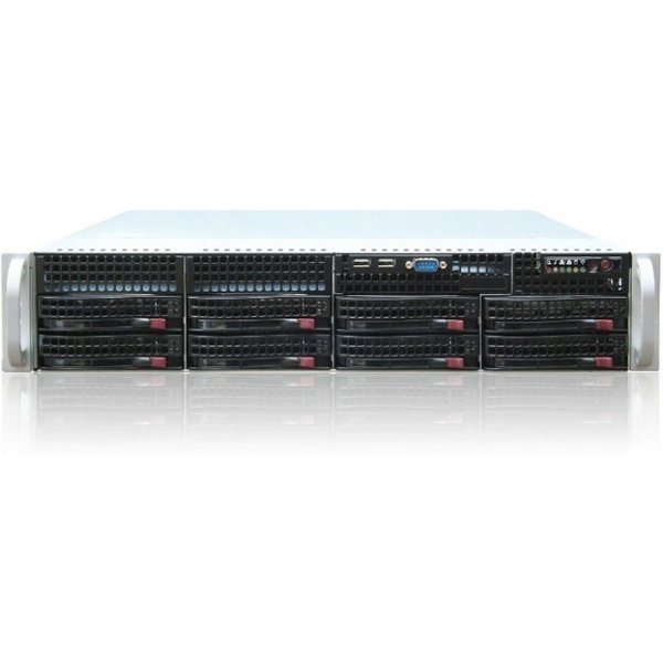 Supermicro SC825TQ-563LPB, Rack, Server, Schwarz, ATX, EATX, 2U, UL, CCC, CE, TUV, CB, CUL, 80+