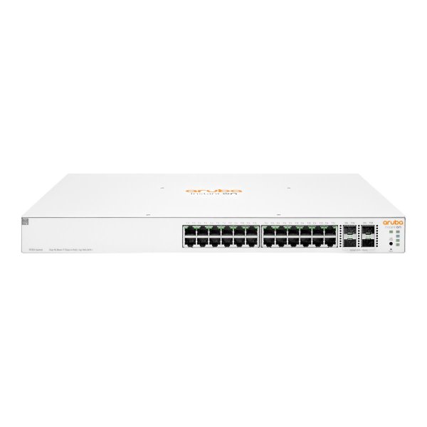 HPE Aruba Instant On 1930, Managed, L2+, Gigabit Ethernet (10/100/1000), Power over Ethernet (PoE), Rack-Einbau, 1U