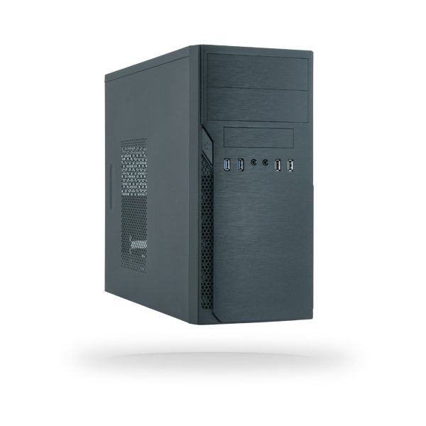 Chieftec HO-12B, Tower, PC, Schwarz, micro ATX, SECC, 14 cm