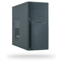 Chieftec HO-12B, Tower, PC, Schwarz, micro ATX, SECC, 14 cm