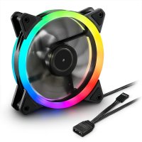 Sharkoon SHARK Blades RGB, Ventilator, 12 cm, 1200 RPM,...