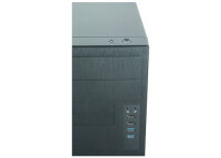 Chieftec HO-11B, Tower, PC, Schwarz, micro ATX, SECC, 14 cm