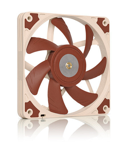 Noctua NF-A12x15 FLX, Ventilator, 12 cm, 1850 RPM, 23,9 dB, 94,2 m³/h, Beige, Braun