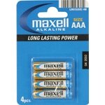 Maxell Battery Alkaline LR-03 AAA 4-Pack, Einwegbatterie,...