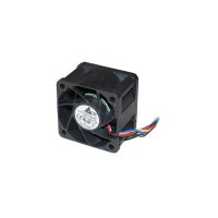 Supermicro PWM Fan, Ventilator, 4 cm, 13000 RPM, 52,5 dB, 23,1 cfm, Schwarz