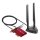 TP-LINK AXE5400 Wi-Fi 6E Bluetooth 5.2 PCIe Adapter, Eingebaut, Kabellos, PCI Express, WLAN / Bluetooth, 5400 Mbit/s, Schwarz, Rot