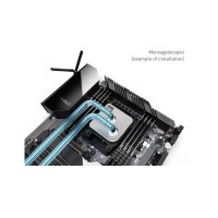 Alphacool Core 1 silber, Wasserblock, Silber, Silber, 1/4", 60 °C, 0,8 bar