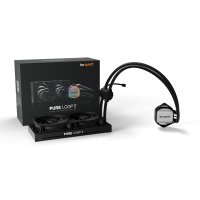 Be Quiet! Pure Loop 2 | 240mm, All-in-One-Flüssigkeitskühler, 12 cm, 15,4 dB, 34,9 dB, Schwarz