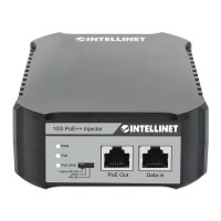 Intellinet 10G PoE++ Injektor ein 95 Watt-Port IEEE 802.3bt-konform 4PPoE Kunststoffgehäuse