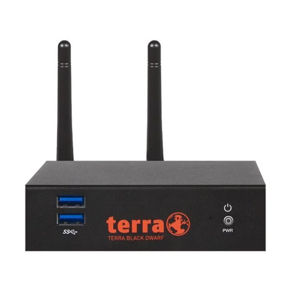 TERRA Black Dwarf g5, 10 Benutzer, Verkabelt & Kabellos, 1000 Mbit/s, SSD, Desktop, Securepoint Infinity-Lizenz UTM (36 Monate MVL)