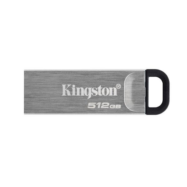 Kingston DataTraveler 512GB Kyson USB-Stick, 512 GB, USB Typ-A, 3.2 Gen 1 (3.1 Gen 1), 200 MB/s, Ohne Deckel, Silber