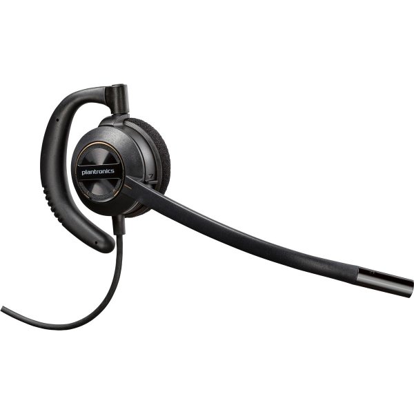 HP POLY EncorePro 530 Headset + Quick Disconnect, Kabelgebunden, Anrufe/Musik, 22 g, Kopfhörer, Schwarz