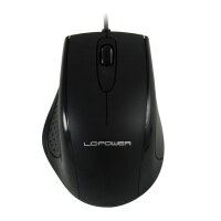 LC-Power m710B optical - rechts - Optisch - USB Typ-A - Schwarz