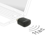 Delock 12502, Kabellos, USB, WLAN, Wi-Fi 5 (802.11ac),...