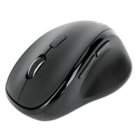 Manhattan Ergonomische Wireless Maus mit 2-in-1 USB-Empfänger USB-A- und USB-C-Kombiempfänger - Maus