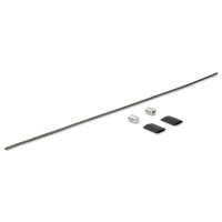 StarTech.com Sicherheitskabel - 20er Pack - Stahl - verstellbar, Kabelbinder, Flur, Schwarz