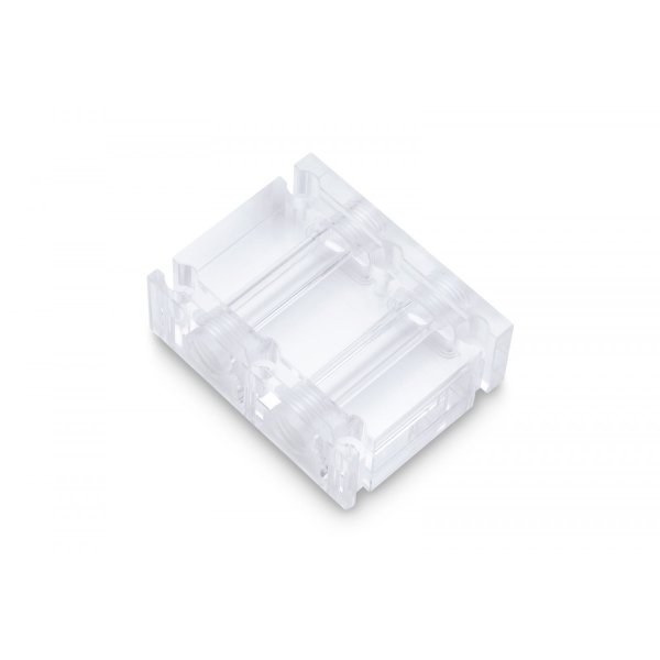 EK Water Blocks 3831109813942, Brücke für Wasserblöcke, Acryl, Transparent, Weiß, 1/4 Zoll