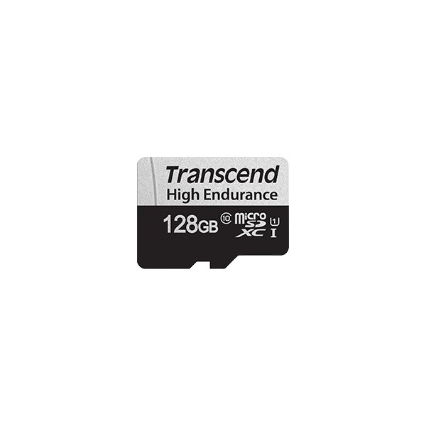 Transcend 350V, 128 GB, MicroSDXC, Klasse 10, UHS-I, 95 MB/s, 45 MB/s