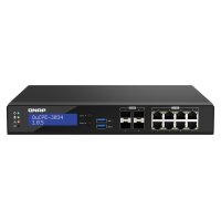 QNAP QuCPE-3034-C3758R-16G Intel Atom C3758R 8x2.5GbE RJ45 ports and 4x10GbE SFP+