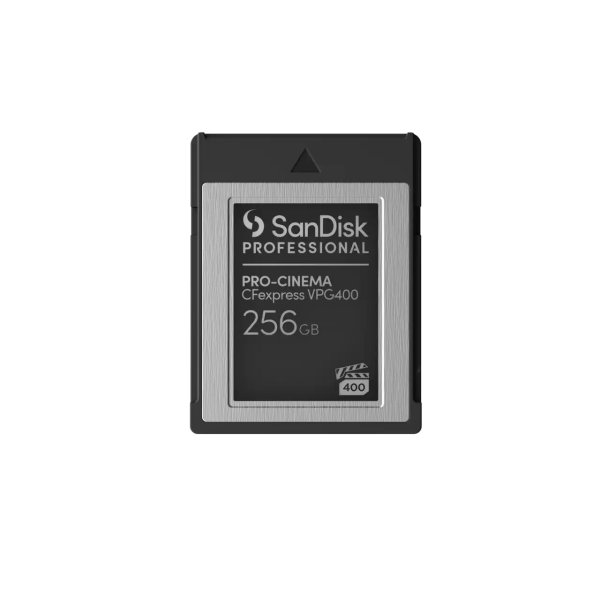 SANDISK PROFESSIONAL SanDisk PRO-CINEMA, 256 GB, CFexpress, 1700 MB/s, 1400 MB/s, Tropfsicher, Schwarz