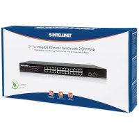 Intellinet 24-Port Gigabit Ethernet Switch mit 2...