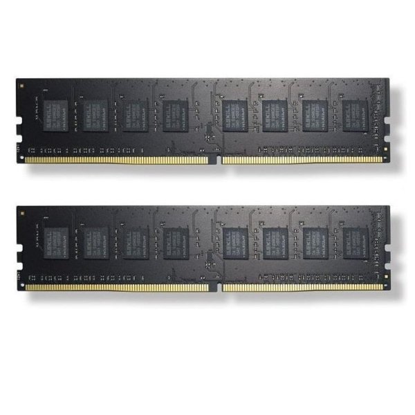 G.Skill 8GB DDR4, 8 GB, 2 x 4 GB, DDR4, 2400 MHz, 288-pin DIMM, Schwarz