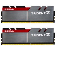 G.Skill 16GB DDR4, 16 GB, 2 x 8 GB, DDR4, 3200 MHz, Grau, Schwarz, Rot