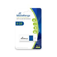 MEDIARANGE MR971 - 8 GB - USB Typ-A - 2.0 - 12 MB/s - Dia - Blau - Weiß