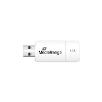 MEDIARANGE MR971 - 8 GB - USB Typ-A - 2.0 - 12 MB/s - Dia - Blau - Weiß