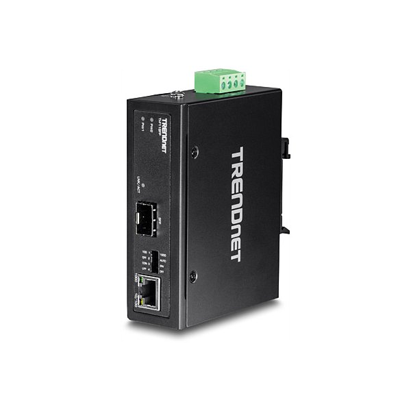 TRENDnet TI-F11SFP, 1000 Mbit/s, 1000Base-T, IEEE 802.3u, IEEE 802.3, Gigabit Ethernet, 10,100,1000 Mbit/s, Voll, Halb