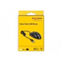 Delock Optische USB Desktop Maus– Lautlos - Maus