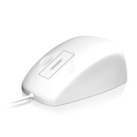 KeySonic KSM-5030M-W - Beidhändig - USB Typ-A - Weiß