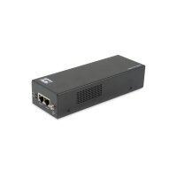 LevelOne Gigabit PoE Injector - 802.3 af/at/bt - 90W - Schnelles Ethernet - Gigabit Ethernet - 10,100,1000 Mbit/s - IEEE 802.3 - IEEE 802.3ab - IEEE 802.3af - IEEE 802.3at - IEEE 802.3bt - IEEE 802.3u - Schwarz - China - 90 W