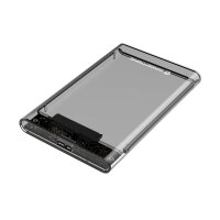 Conceptronic DANTE 2,5-Zoll-Festplattenbox USB 3.0 - HDD / SSD-Gehäuse - 2.5 Zoll - Serial ATA II - Serial ATA III - 5 Gbit/s - USB Anschluss - Transparent