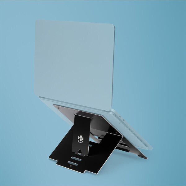 R-Go Riser R-Go Flexibel Laptopständer - verstellbar - schwarz - Schwarz - Aluminium - 25,4 cm (10") - 55,9 cm (22") - 5 kg - 135 - 220 mm