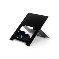 R-Go Riser R-Go Flexibel Laptopständer - verstellbar - schwarz - Schwarz - Aluminium - 25,4 cm (10") - 55,9 cm (22") - 5 kg - 135 - 220 mm