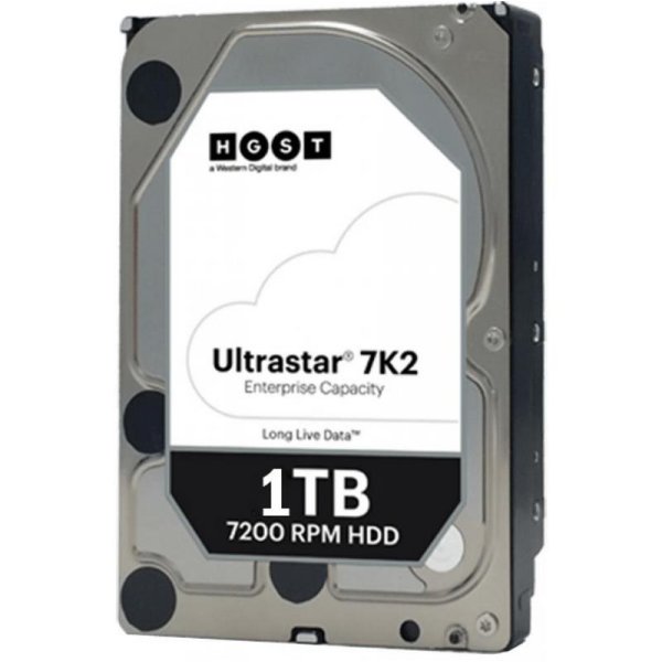 WD Ultrastar HUS722T1TALA604, 3.5", 1 TB, 7200 RPM