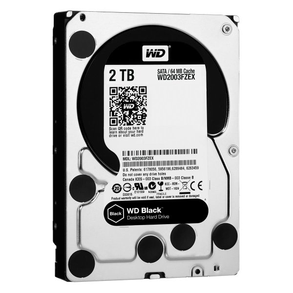 WD_BLACK Western Digital Black, 3.5", 2 TB, 7200 RPM