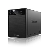 ICY BOX IB-RD3640SU3 - HDD-Gehäuse - 3.5 Zoll - SATA - Serial ATA II - Serial ATA III - 5 Gbit/s - Hot-Swap - Schwarz