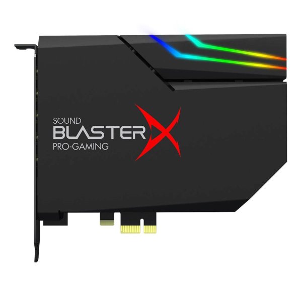 Creative Labs Sound BlasterX AE-5 Plus, 5.1 Kanäle, Eingebaut, 32 Bit, 122 dB, PCI-E