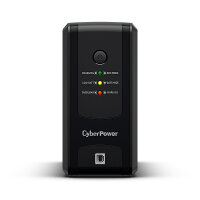 CyberPower Systems CyberPower UT850EG Line-Interactive USV 850VA/425W LED, AVR, USB (HID), Ausgang (3) Schuko, Line-Interaktiv, 0,85 kVA, 425 W, Sine, 165 V, 290 V