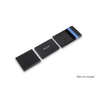 Verbatim StoreNGo Enclosure Kit, HDD / SSD-Gehäuse, 2.5", SATA, USB Anschluss, Schwarz, Blau