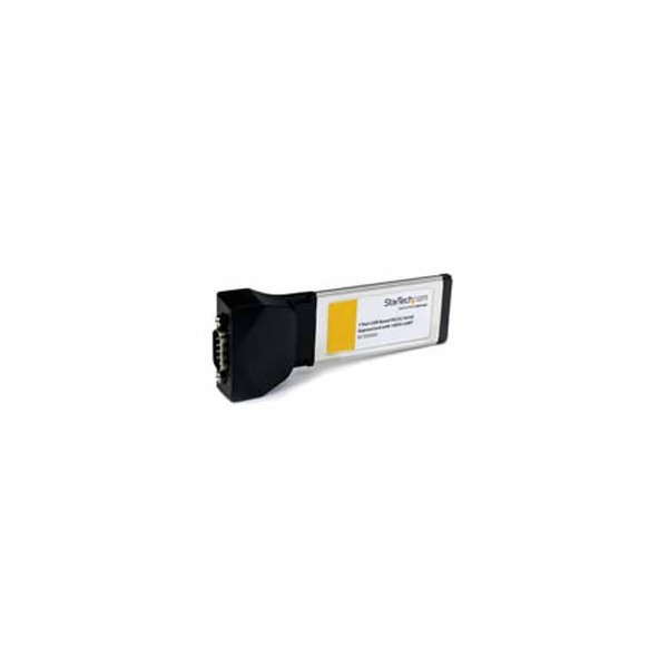 StarTech.com Serielle RS232 Laptop ExpressCard Schnittstellenkarte, ExpressKarte, Seriell, RS-232, Schwarz, Prolific PL2303, 512 B