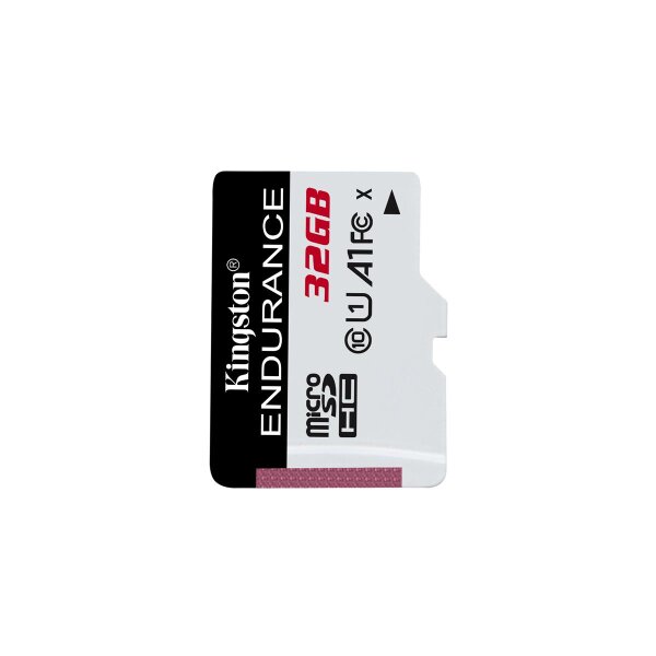 Kingston High Endurance, 32 GB, MicroSD, Klasse 10, UHS-I, 95 MB/s, 30 MB/s