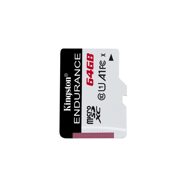 Kingston High Endurance, 64 GB, MicroSD, Klasse 10, UHS-I, 95 MB/s, 30 MB/s