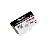 Kingston High Endurance, 64 GB, MicroSD, Klasse 10, UHS-I, 95 MB/s, 30 MB/s