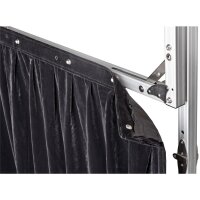 celexon Vorhangset 4-seitig für Faltrahmenleinwand Mobil Expert 203 x 114 cm