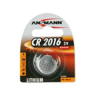 Ansmann CR 2016 - Einwegbatterie - CR2016 - Lithium-Ion (Li-Ion) - 3 V - 1 Stück(e) - Nickel