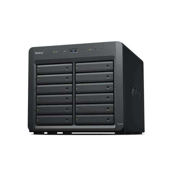 Synology DX1215II, HDD / SSD-Gehäuse, 2.5/3.5", SATA, Serial ATA II, Serial ATA III, Hot-Swap, Schwarz